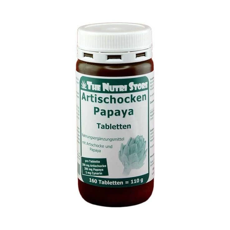 Artischocken Papaya Tabletten, 160 St Tabletten