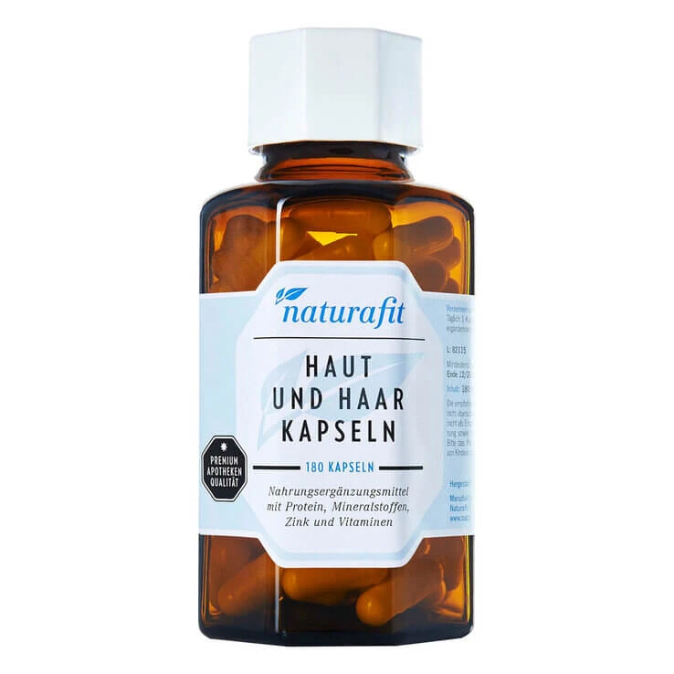 Naturafit Haut und Haarkapseln, 180 St Kapseln
