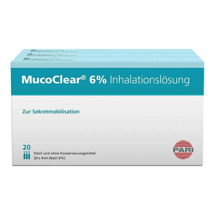 Mucoclear 6% Nacl Inhalationslösung, 20X4 ml Inhalationslösung