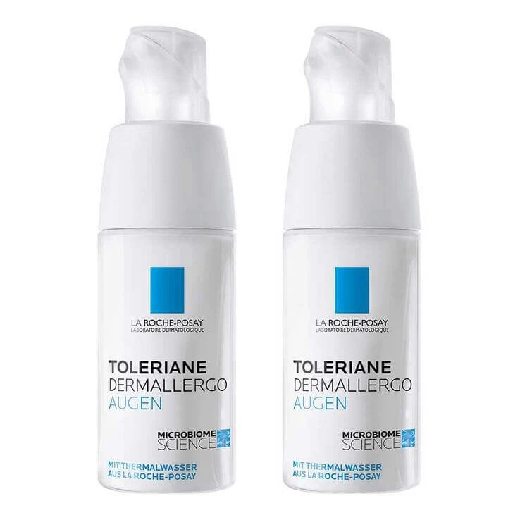 La Roche Posay Toleriane Dermallergo Augen, 2x20 ml Creme