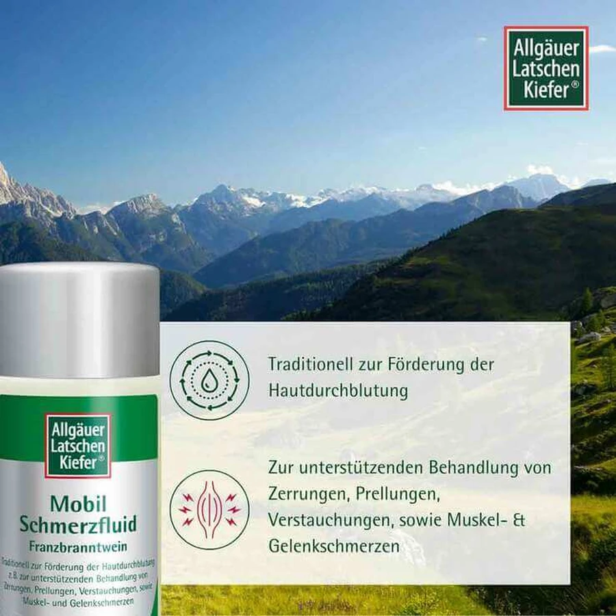 Allgäuer Latschenkiefer Mobil Schmerzfluid, 250 ml Lösung