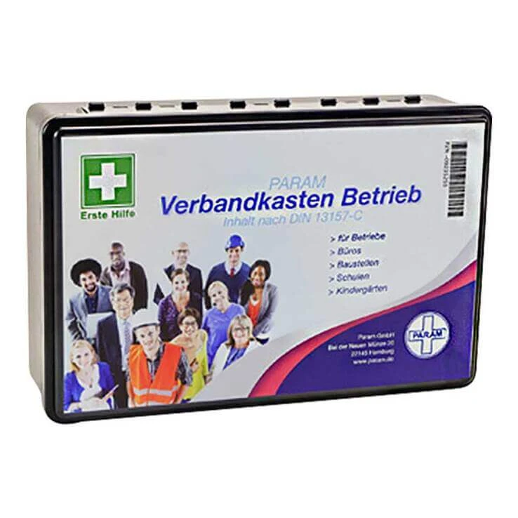 Verbandkasten Betrieb 13157-C mit Halterung Param, 1 St n.v