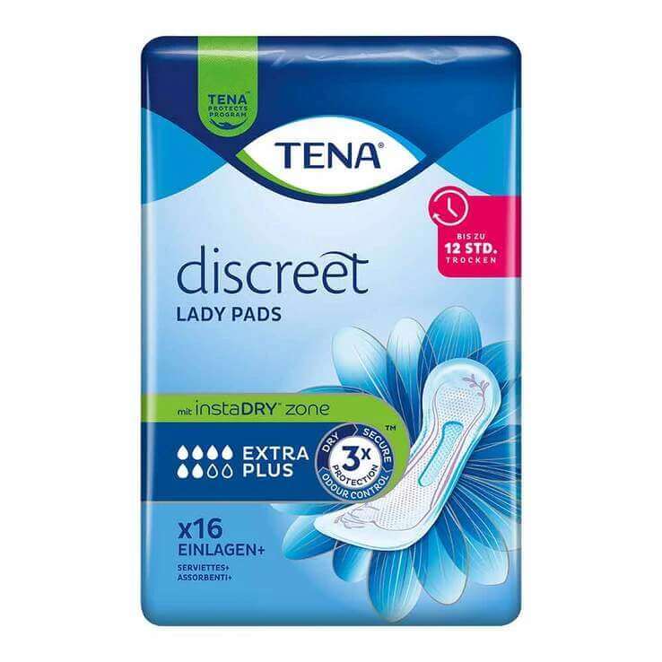 TENA® discreet Lady Pads Extra Plus bei Inkontinenz, 16 St Binden