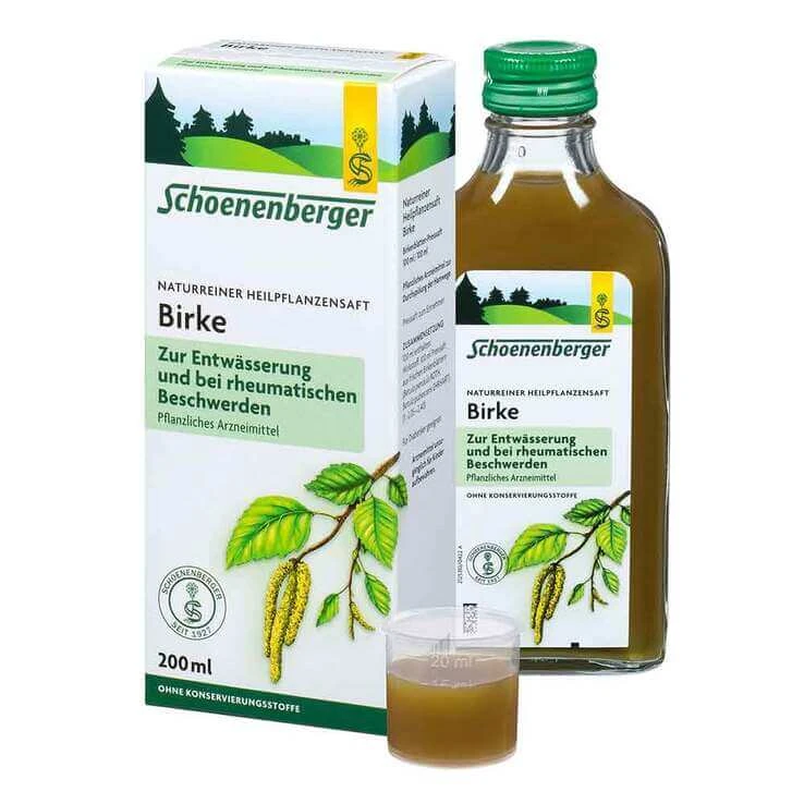Birkensaft Schoenenberger, 200 ml Saft