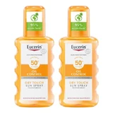 Eucerin Sun Oil Control Body transparent Spray LSF 50 +, 2x200 ml Spray