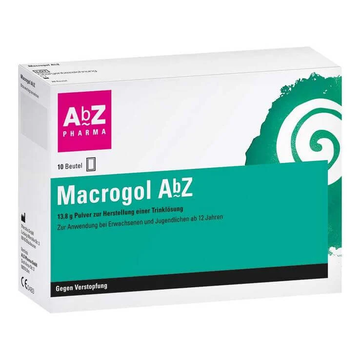 Macrogol AbZ Pulver zur Herstellung einer Lösung zum Einnehmen, 50 St Pulver zur Herstellung einer Lösung zum Einnehmen