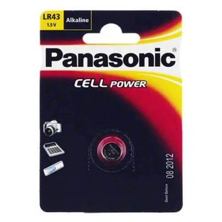 Batterie: una batteria a bottone LR 43 A (non specificata)