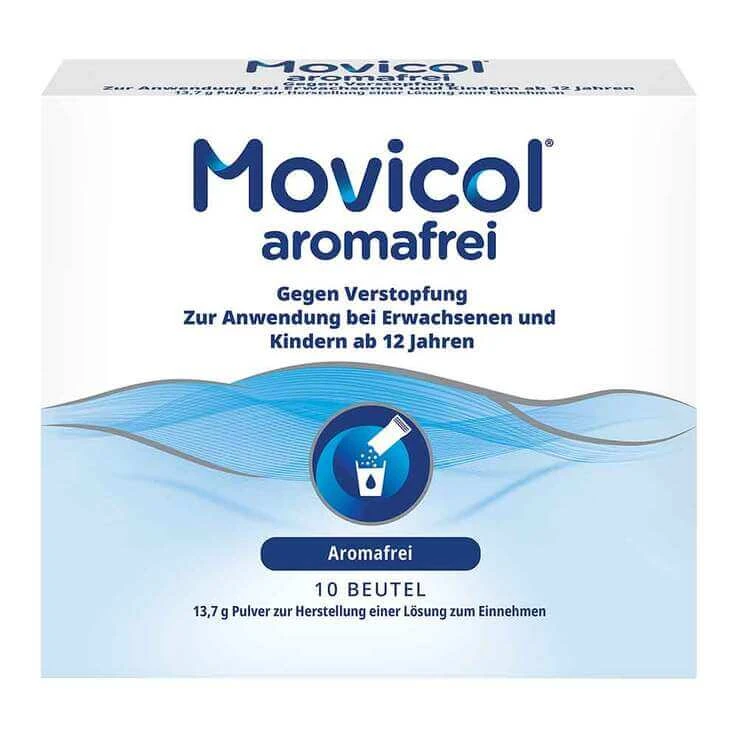 Movicol aromafrei Pulver zur Her.e.Lösung zum Einnehmen MP, 10 St Pulver zur Herstellung einer Lösung zum Einnehmen
