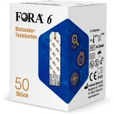 FORA bloedglucoseteststrips – 50 stuks