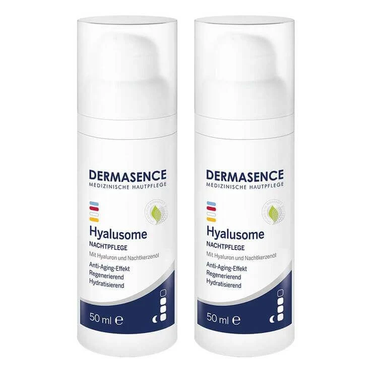 Dermasence Hyalusome Nachtpflege Creme, 2x50 ml Nachtcreme