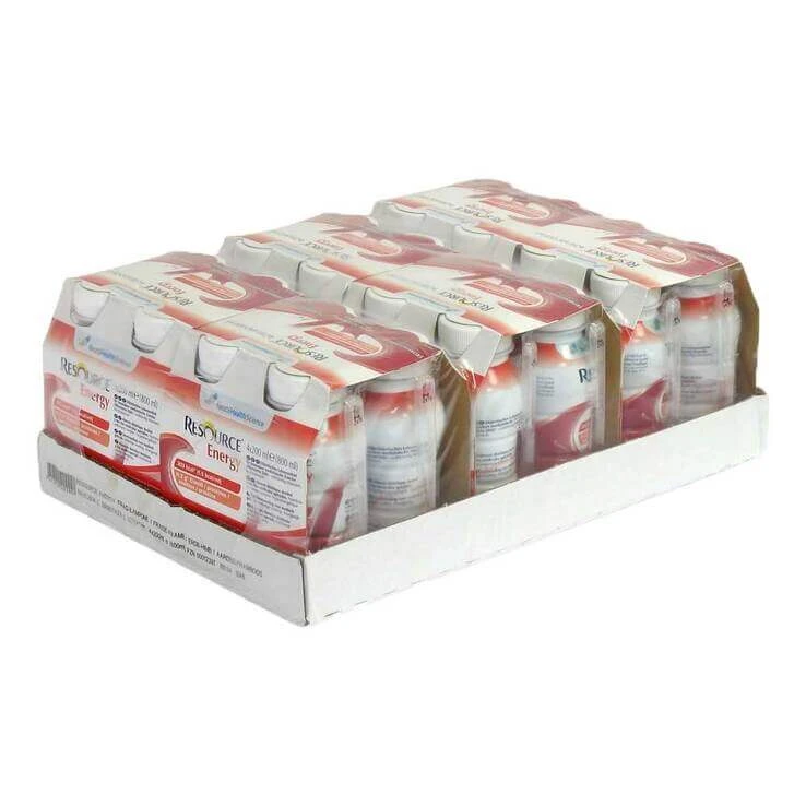 Resource Energy Erdbeer / Himbeer, 24X200 ml Flüssigkeit