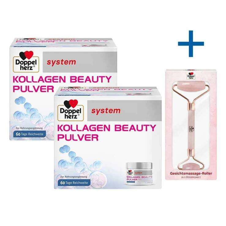 Doppelherz Kollagen Beauty Pulver system, 2x150 g Pulver