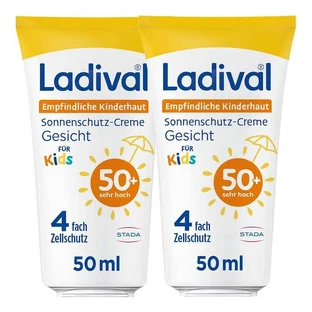 Ladival Cremă pentru pielea sensibilă a copiilor SPF 50+, 2 x 50 ml cremă