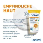 Ladival Cremă pentru pielea sensibilă a copiilor SPF 50+, 2 x 50 ml cremă