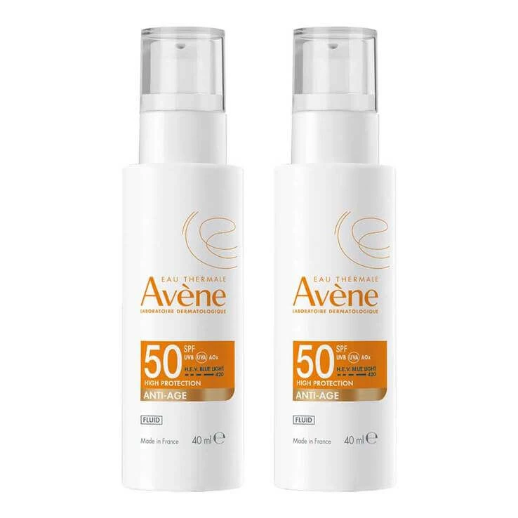 Avene Anti-Age Fluid SPF 50 , 2x40 ml Emulsion