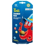 Présentoir de 3 paquets de « Tinti Magic Bath », 3 x 40 g de sel de bain