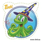Présentoir de 3 paquets de « Tinti Magic Bath », 3 x 40 g de sel de bain