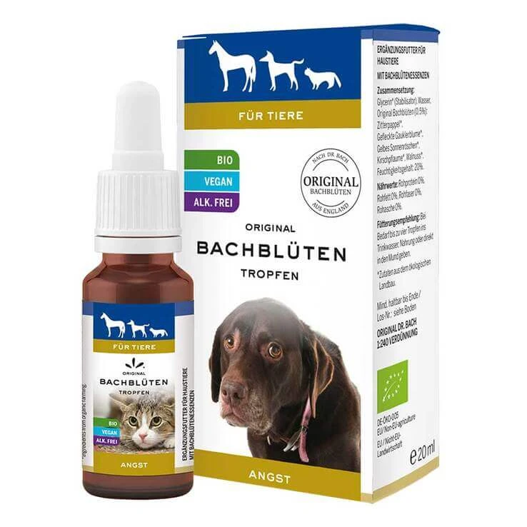 Bachblüten Tiere Tropfen Angst, 20 ml Tropfen