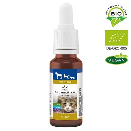 Remedios florales de Bach para animales: Gotas contra la ansiedad, 20 ml
