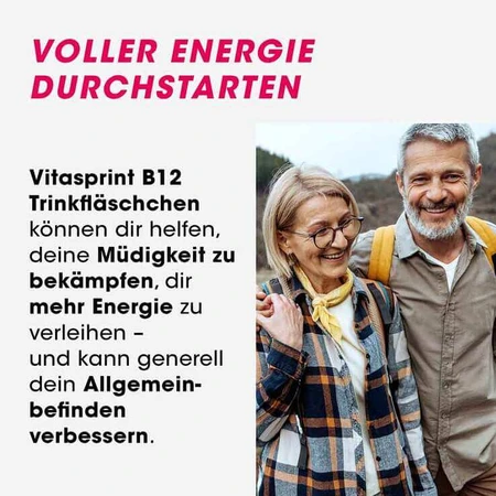 vitasprint B12 – flacoane cu vitamina B12 pentru mai multă energie, 30 de flacoane