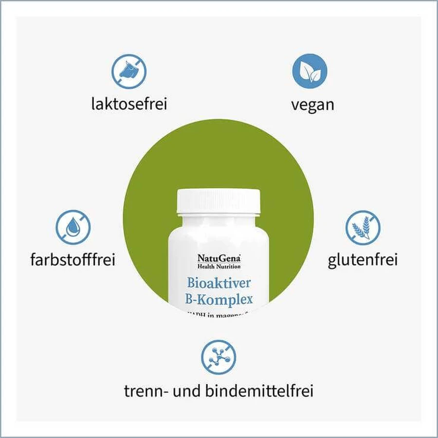 Complexul B bioactiv + Nadh, capsule, 90 de capsule
