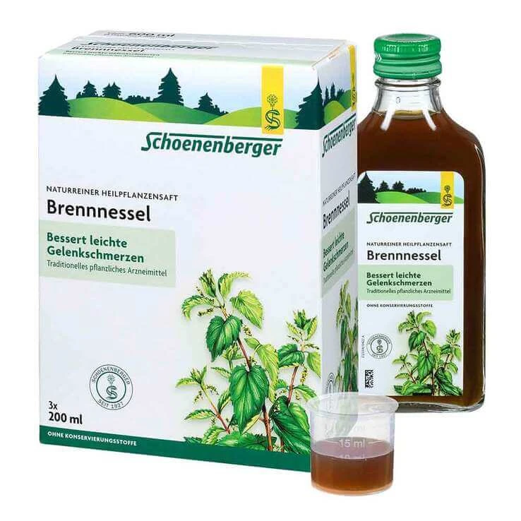 Brennesselsaft Schoenenberger, 3X200 ml Saft