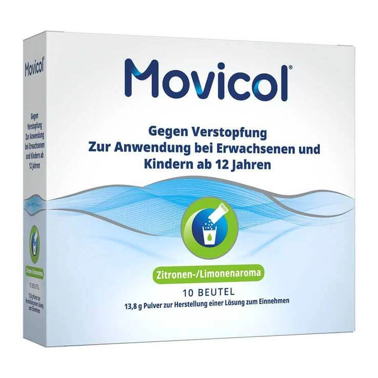 MOVICOL® Beutel Pulver – schnelle Hilfe bei Verstopfung, 10 St Pulver zur Herstellung einer Lösung zum Einnehmen
