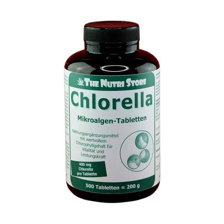 Chlorella Mikroalgen 400 mg Tabletten, 500 St Tabletten