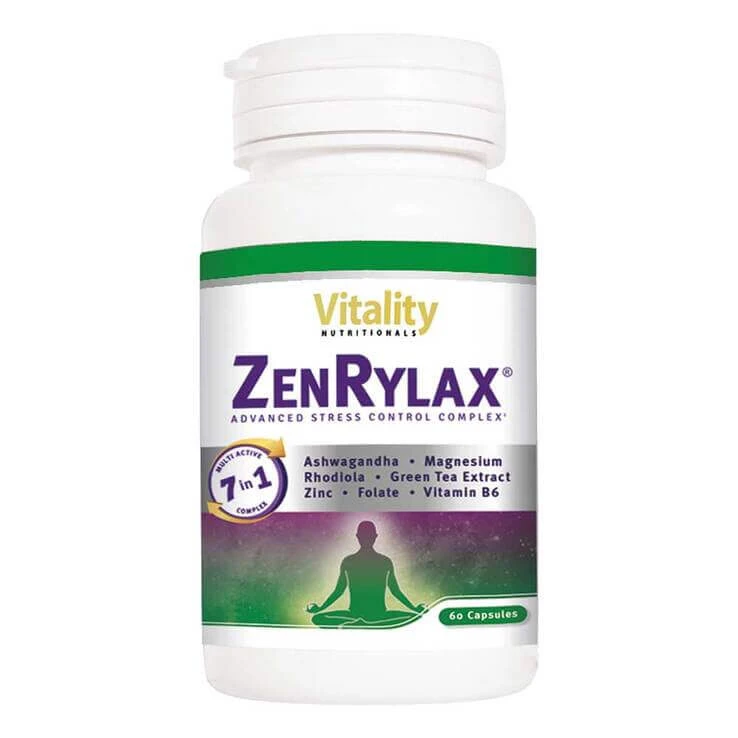 Zenrylax Anti-Stress-Komplex mit Ashwagandha Kapseln, 60 St Kapseln