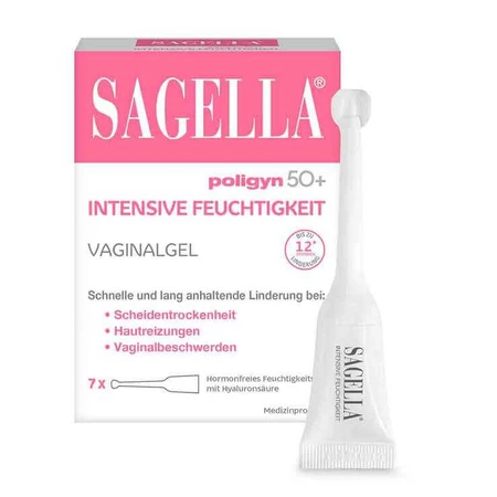 Sagella Poligyn 50+ Gel hidratant intensiv, 7 bucăți de gel