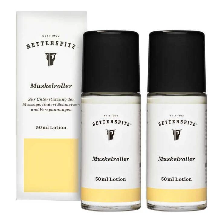 Retterspitz Muskelroller, 2x50 ml Lotion