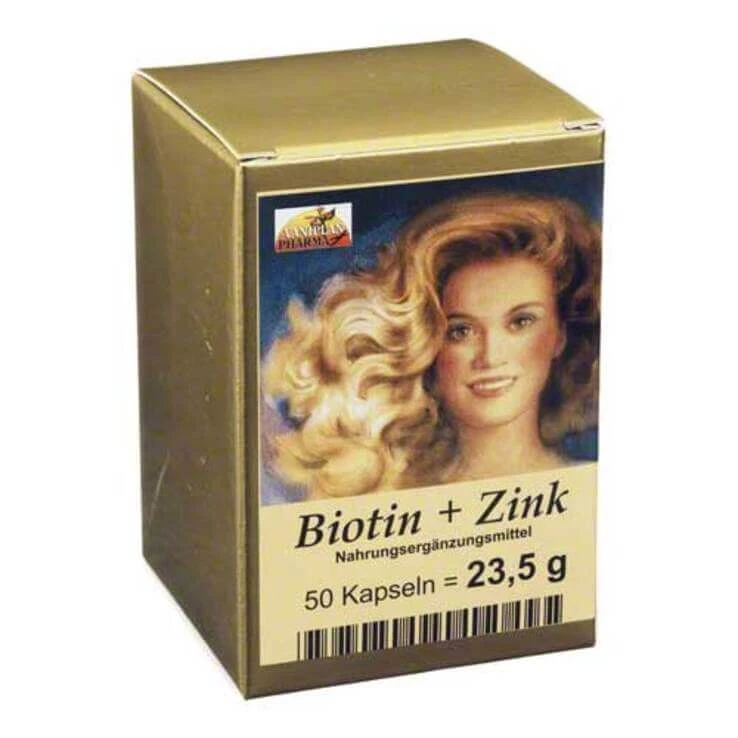 Biotin Plus Zink Haarkapseln, 50 St Kapseln
