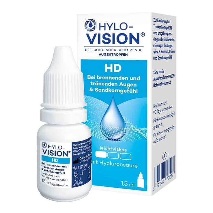 Hylo-Vision HD Augentropfen, 4x15 ml Augentropfen