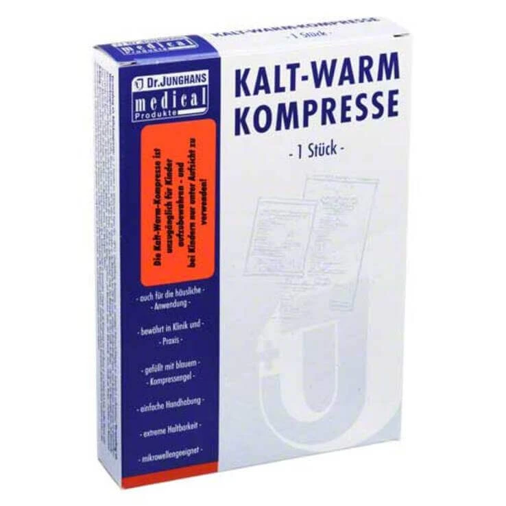 Kalt-Warm Kompresse 13x14cm mit Vlieshülle, 1 St Kompressen