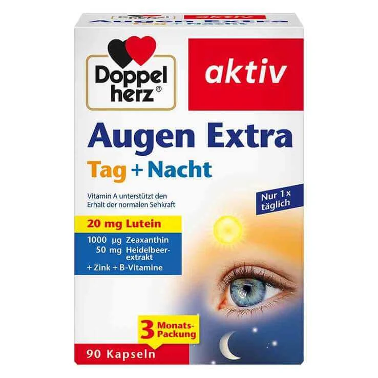 Doppelherz Augen Extra Tag + Nacht Kapseln, 3x90 St Kapseln