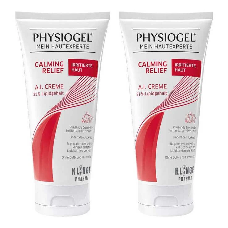 Physiogel Calming Relief A.I. Creme für irritierte, 2x100 ml Creme
