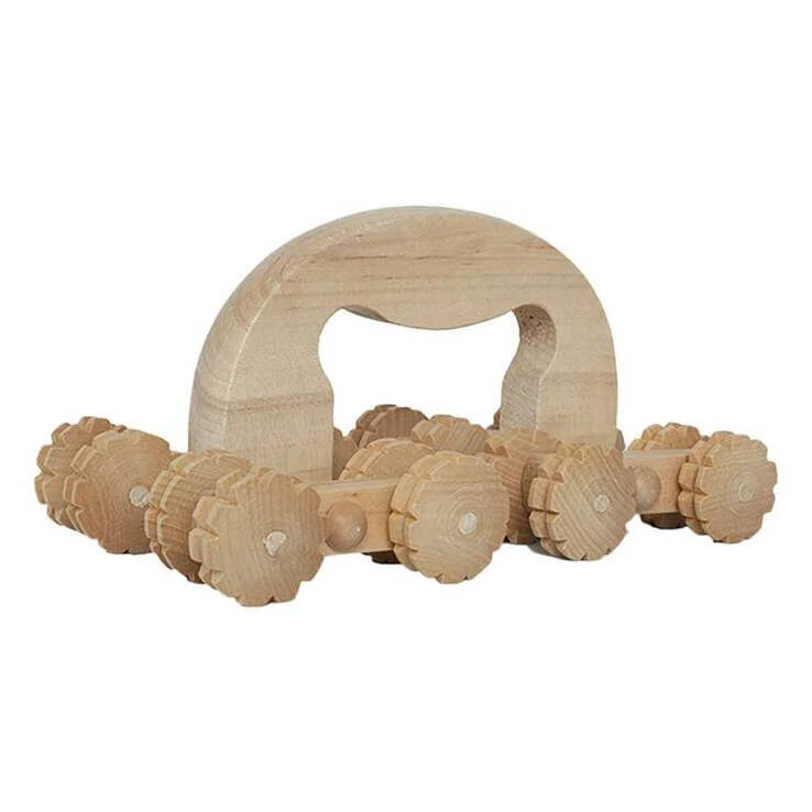 Massageroller Holz mit Bügel + 8 Achsen, 1 St n.v