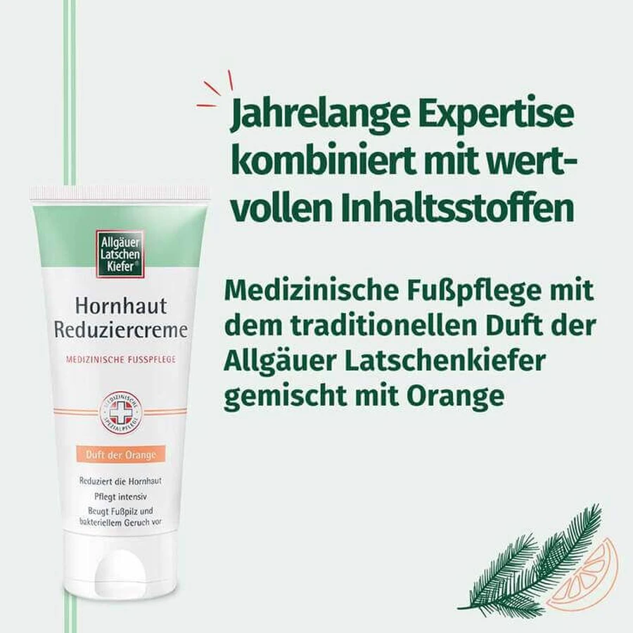 Allgäu Bergdennen-crème tegen eelt, sinaasappel, 200 ml crème