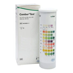 Bandelettes de test Combur 9, lot de 50 bandelettes