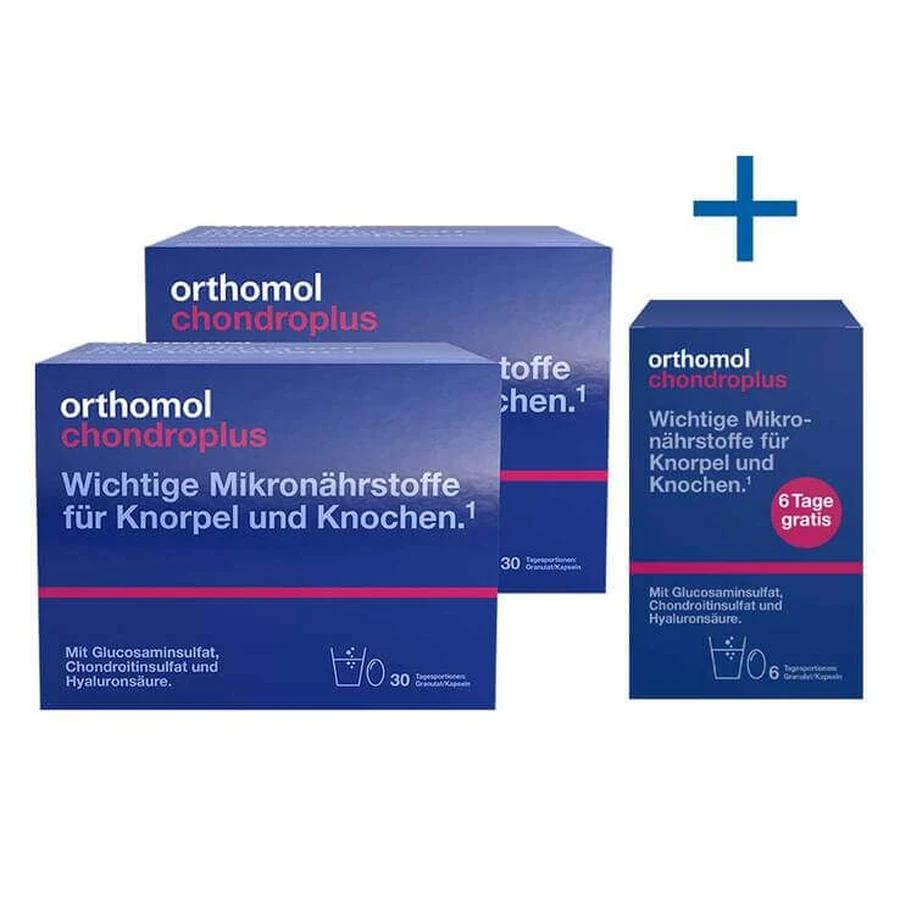 Orthomol chondroplus pachet combinat granule / capsule, pachet combinat 2x1