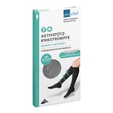Ciorapi de genunchi cu susținere activă Provital pentru femei, mărimea 39–42, gri deschis, 2 buc. (stoc disponibil)