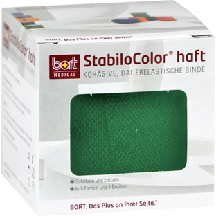 Bort Stabilocolor hechtpleister, 10 cm, groen, 1 rol