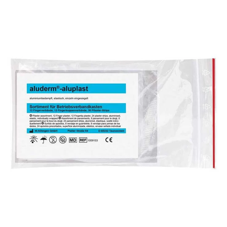 Aluderm aluplast Fingerverband Sortiment groß 2021, 60 St Beutel