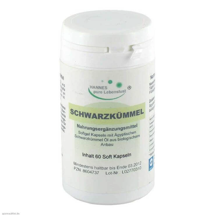 Schwarzkümmel Kapseln, 60 St Kapseln