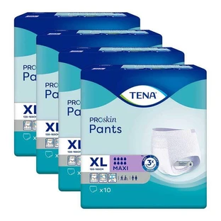 Pantaloni monouso TENA® Pants Maxi XL, 4 confezioni da 10 pezzi (assortiti)