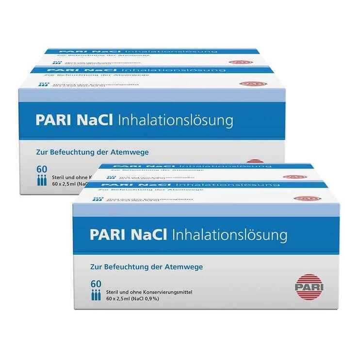 PARI NaCl Inhalationslösung Ampullen, 60X2.5 ml Ampullen