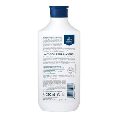 Szampon przeciwłupieżowy Salthouse z Morza Martwego, 250 ml: ceny i cechy