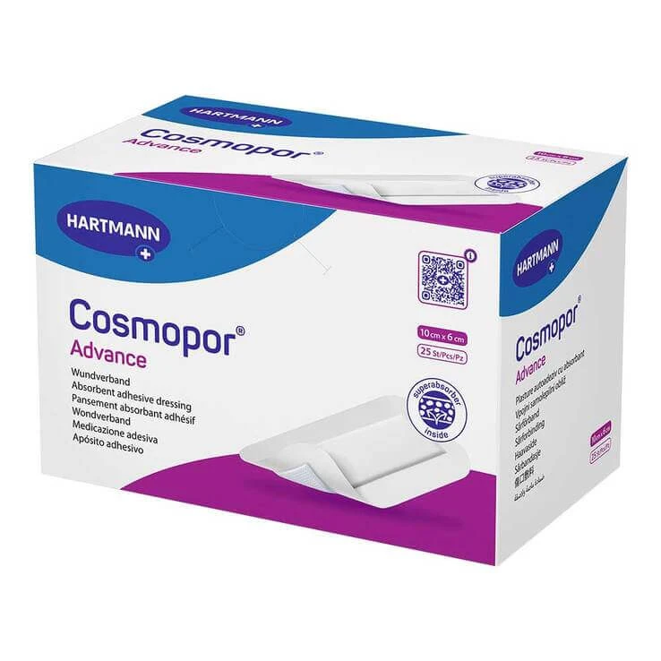 Cosmopor Advance 6x10 cm, 25 St Pflaster