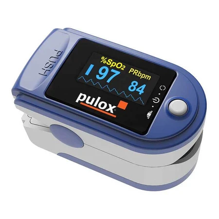 Oxímetro de pulso Pulox PO-200, azul, 1 unidad, tal y como está