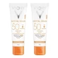 Vichy Idéal Soleil Cremă anti-pete pigmentare SPF 50+, 2 x 50 ml cremă